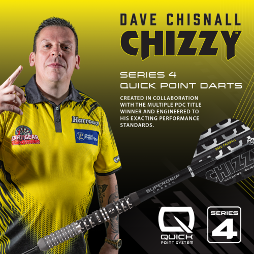Harrows CHIZZY Series 4 Steeldart-Set 22 oder 24 Gramm